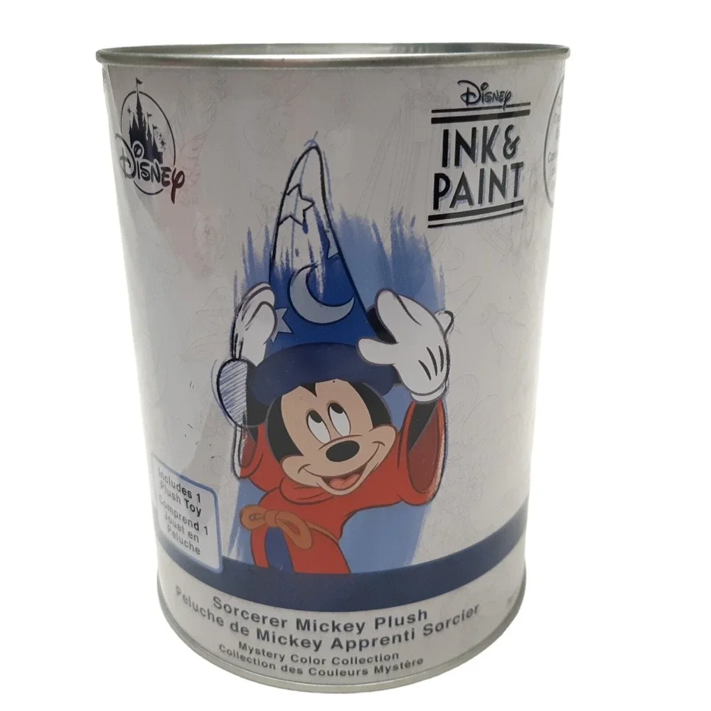 Disney Sorcerer Mickey Plush Ink & Paint Mystery Color Orange Fantasia‎ Wizard